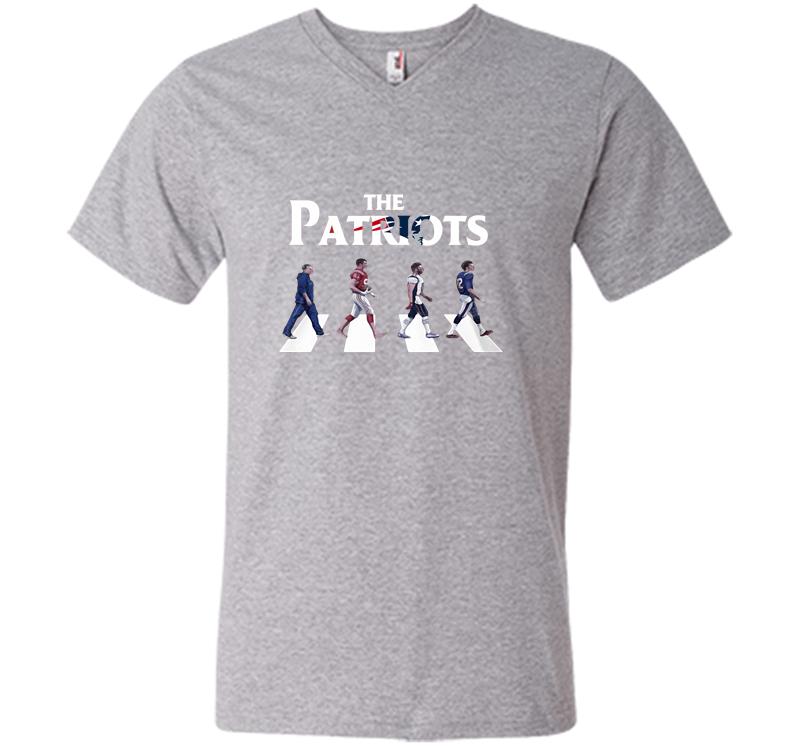 Inktee Store - Abbey Road The Patriots V-Neck T-Shirt Image