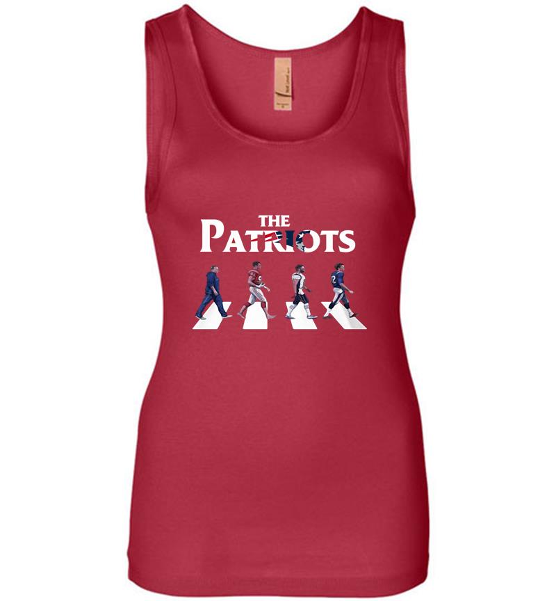 Inktee Store - Abbey Road The Patriots Womens Jersey Tank Top Image