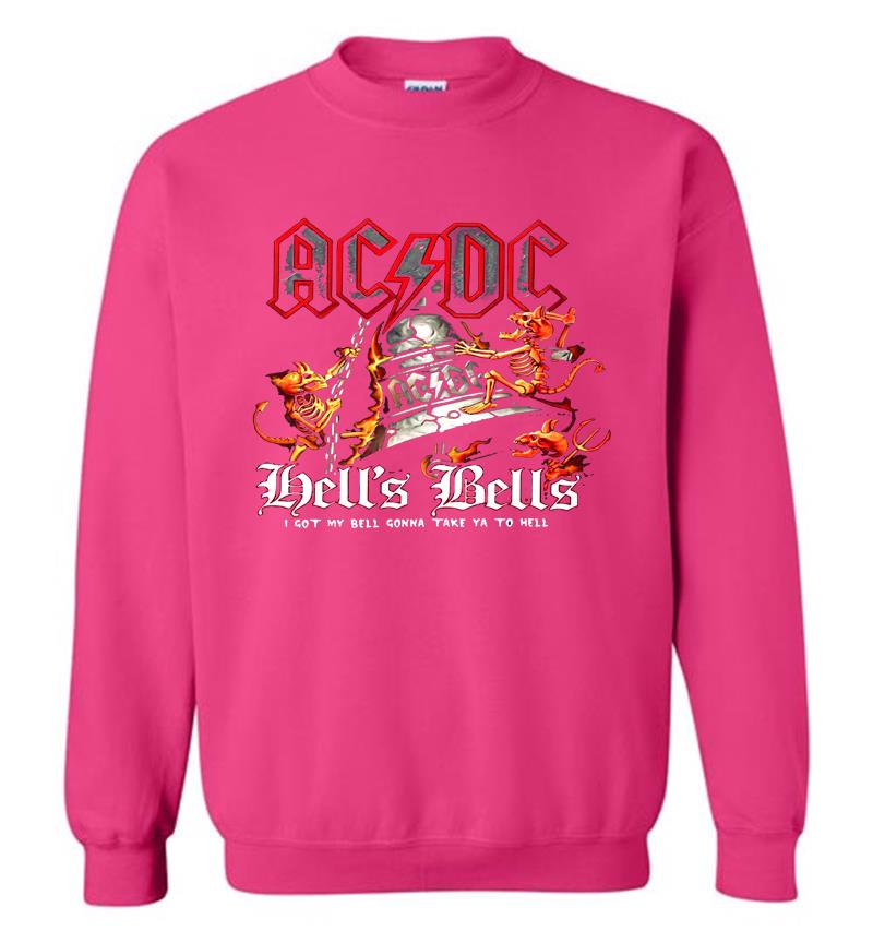 Inktee Store - Acdc Hell’s Bells I Got My Bell Gonna Take You To Hell Sweatshirt Image