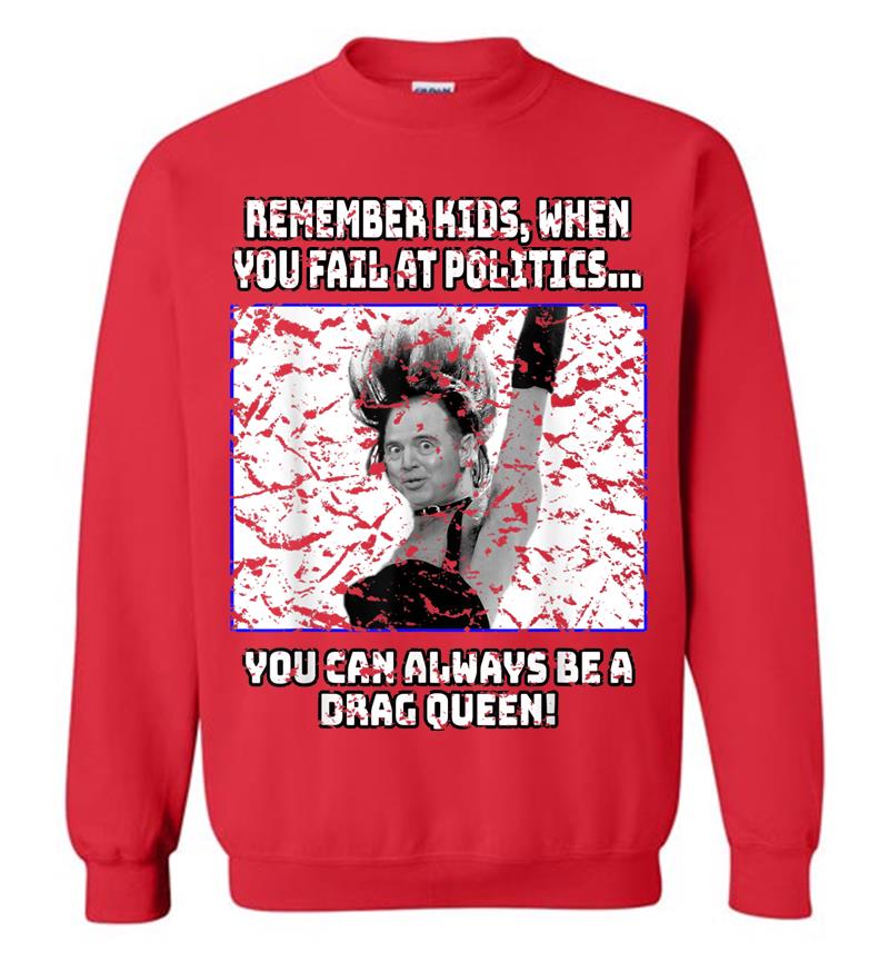 Inktee Store - Adam Schiff Drag Queen Fail Trump Acquitted Politics Sweatshirt Image