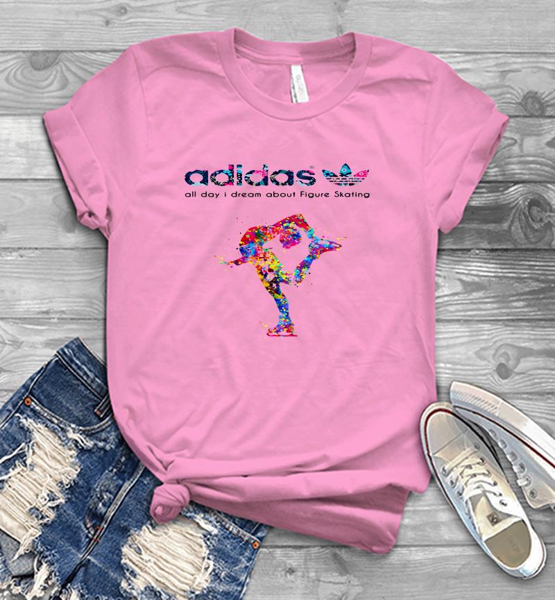 Inktee Store - Adidas Logo All Day I Dream About Figure Skating Mens T-Shirt Image