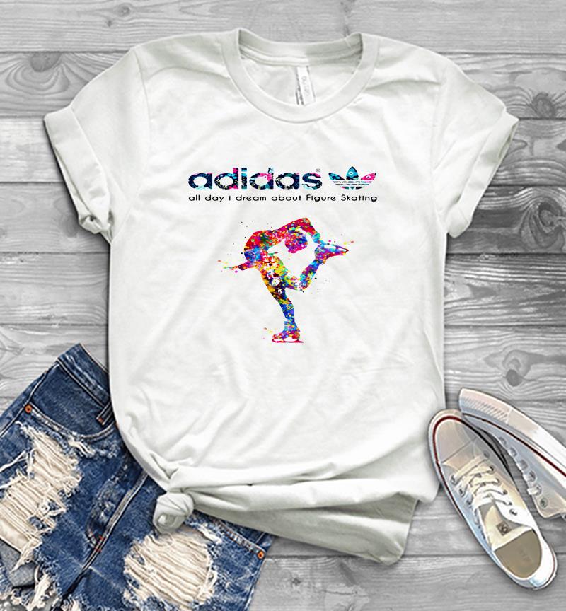 Inktee Store - Adidas Logo All Day I Dream About Figure Skating Mens T-Shirt Image