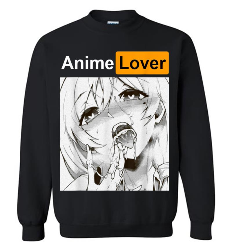 Ahegao Lovers Anime Manga Sexy Mdchen Gesicht Hentai Ecchi Sweatshirt