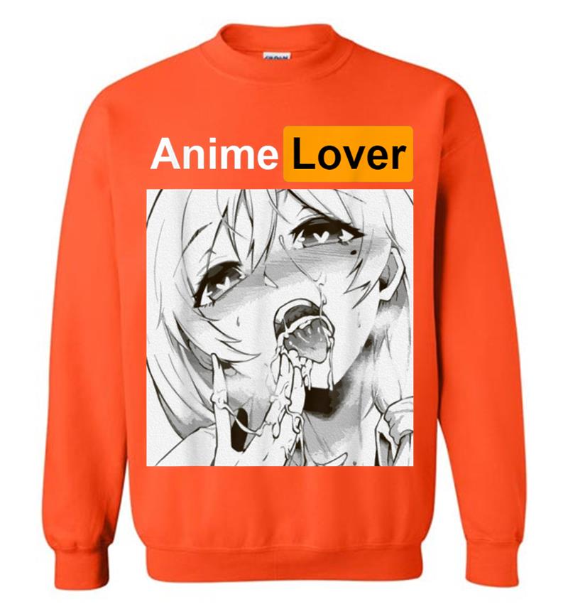 Inktee Store - Ahegao Lovers Anime Manga Sexy Mdchen Gesicht Hentai Ecchi Sweatshirt Image