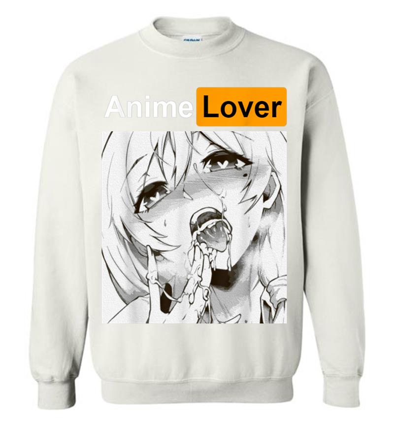 Inktee Store - Ahegao Lovers Anime Manga Sexy Mdchen Gesicht Hentai Ecchi Sweatshirt Image