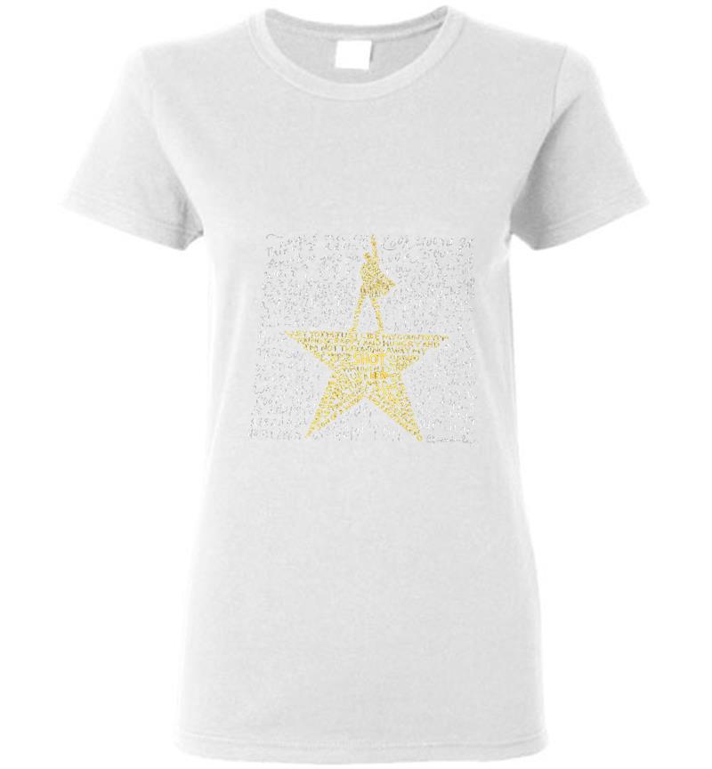 Inktee Store - Alexander Hamilton Lyrics Womens T-Shirt Image