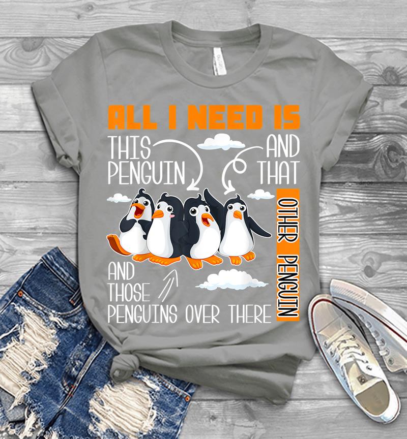 Inktee Store - All I Need Is This Penguin And That Other Penguin Cute Mens T-Shirt Image