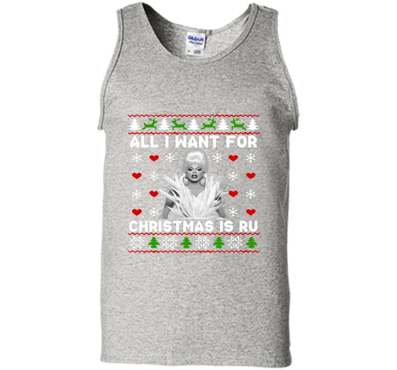 All I Want For Christmas Is Rupaul’s Drag Race Mens Tank Top