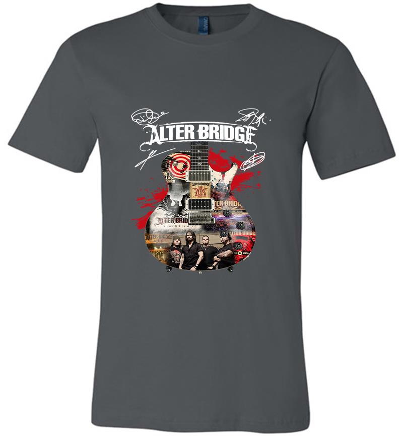 Alter Bridge Rock Band Guitar Signature Premium T-Shirt