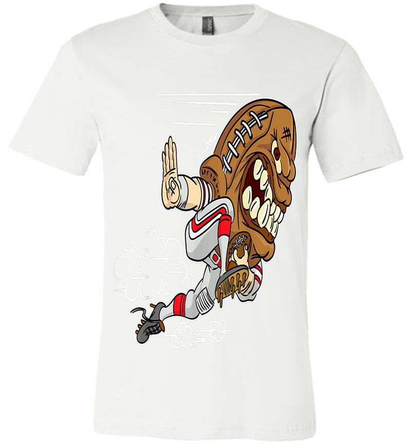 Inktee Store - American Football Quarterback Team Offense Defense Premium T-Shirt Image
