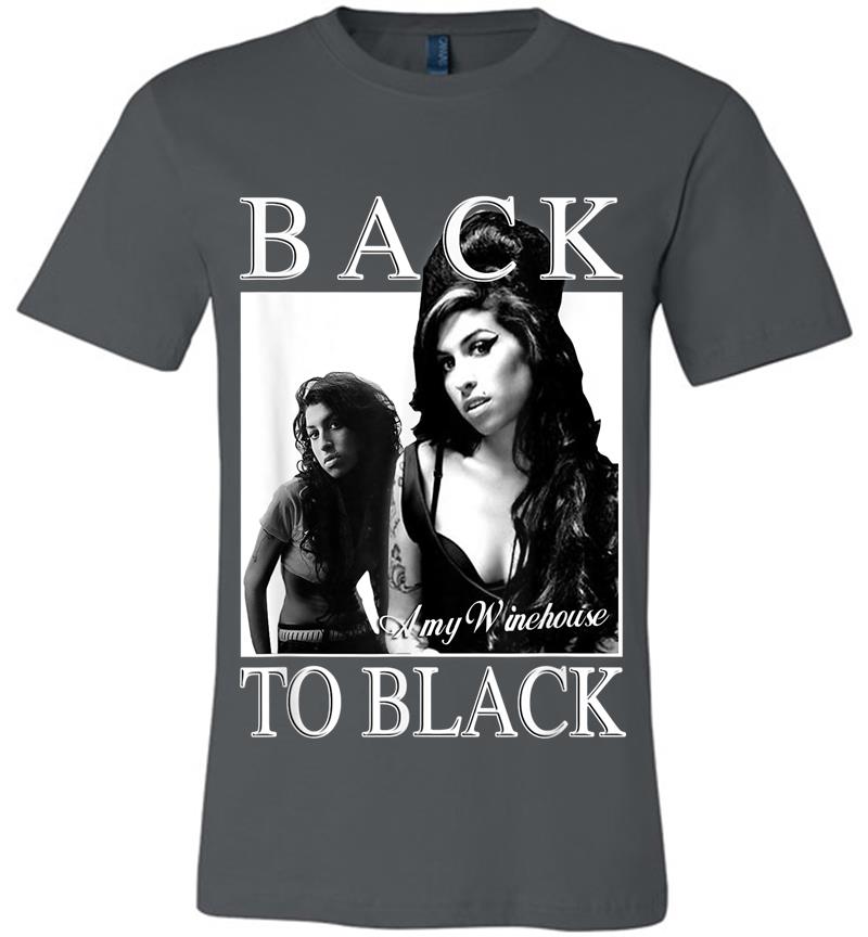 Amy Winehouse Official Back To Black Premium T-Shirt