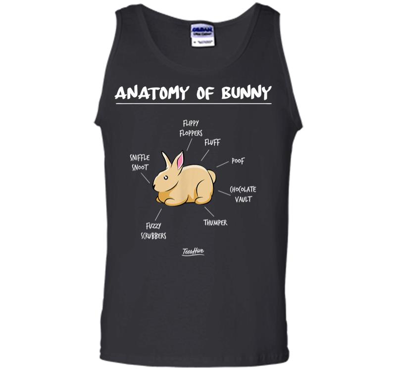 Anatomy Of A Bunny Gifts For Bunny Lovers Funny Rabbit Gifts Men Tank Top