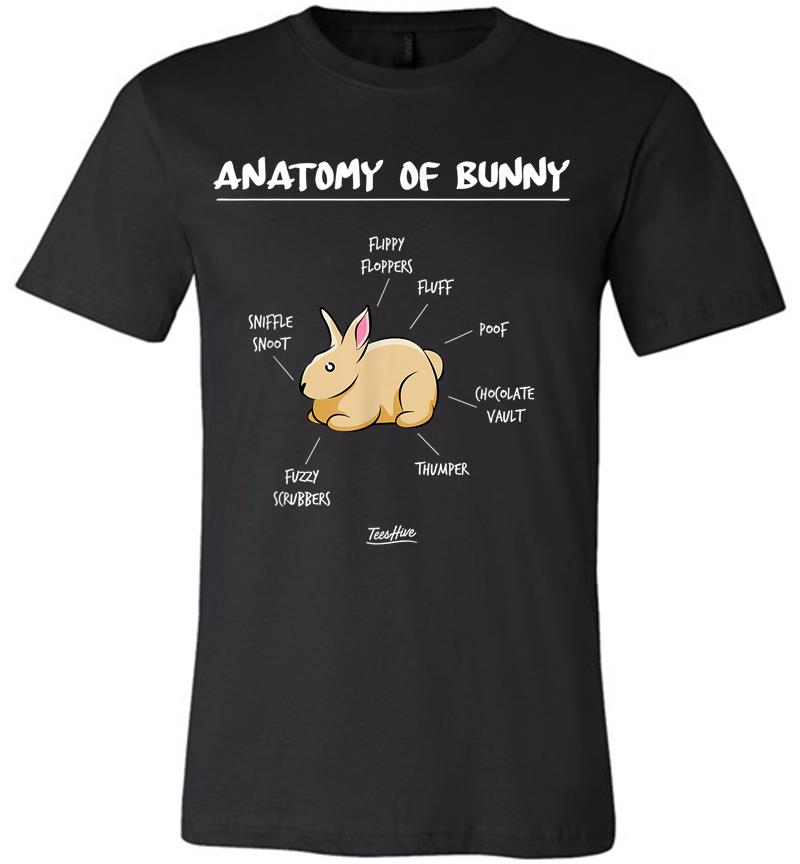Anatomy Of A Bunny Gifts For Bunny Lovers Funny Rabbit Gifts Premium T-shirt