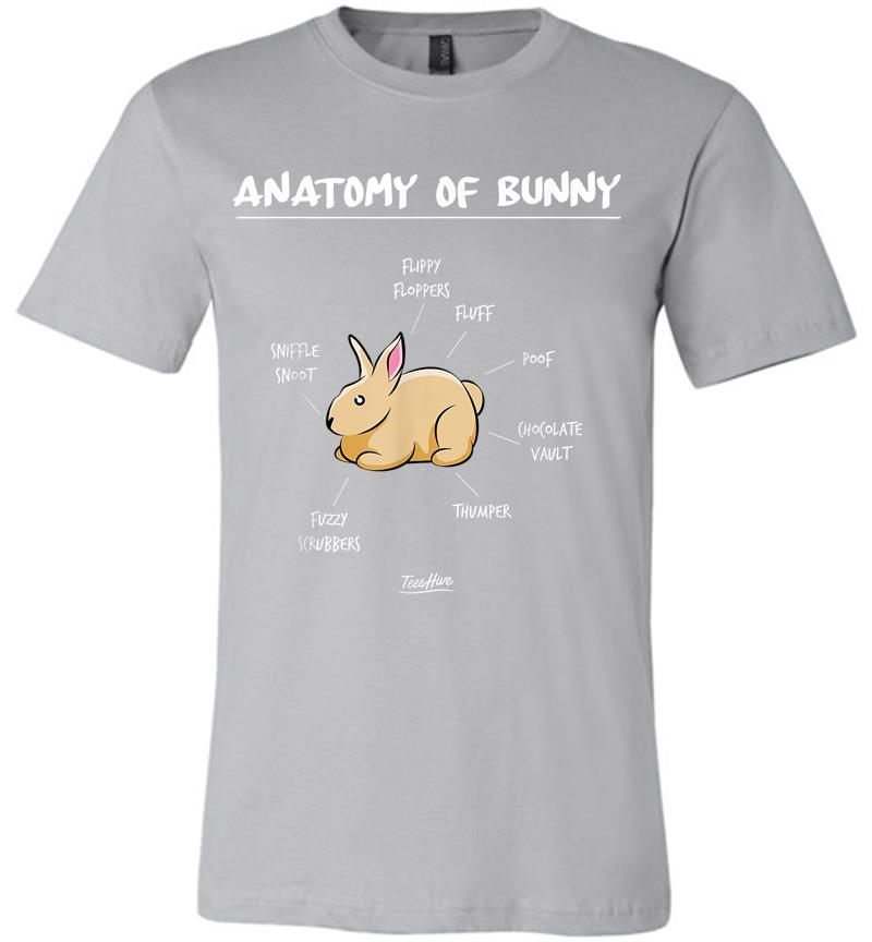 Inktee Store - Anatomy Of A Bunny Gifts For Bunny Lovers Funny Rabbit Gifts Premium T-Shirt Image