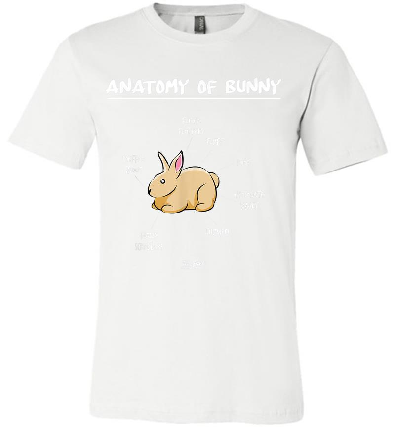 Inktee Store - Anatomy Of A Bunny Gifts For Bunny Lovers Funny Rabbit Gifts Premium T-Shirt Image