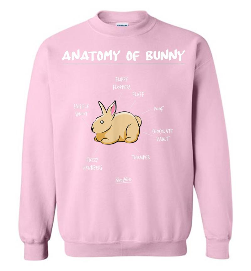 Inktee Store - Anatomy Of A Bunny Gifts For Bunny Lovers Funny Rabbit Gifts Sweatshirt Image