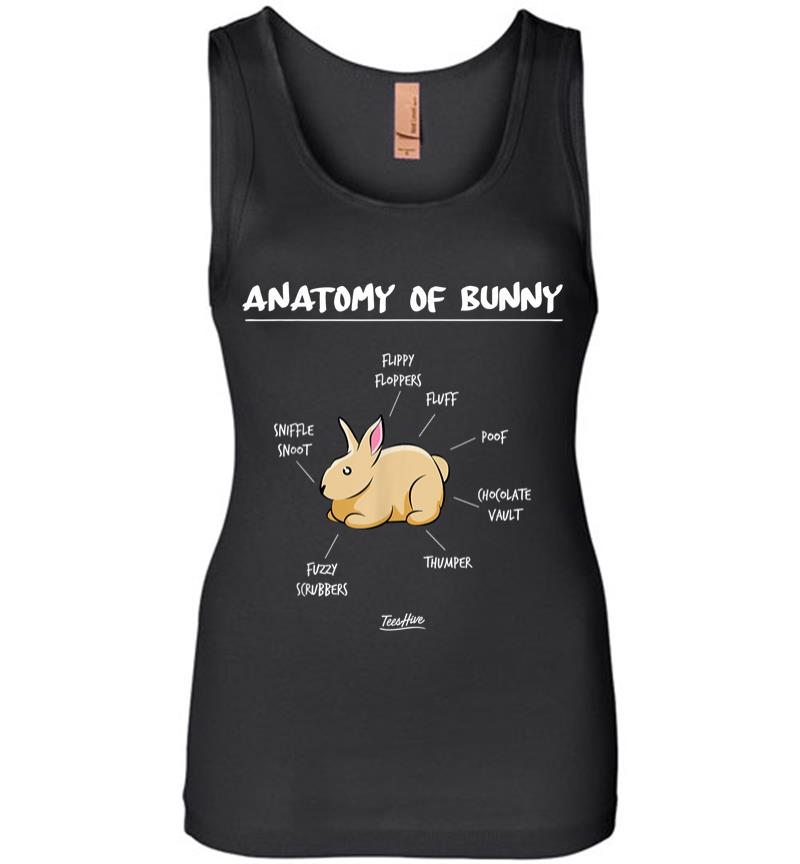 Anatomy Of A Bunny Gifts For Bunny Lovers Funny Rabbit Gifts Women Jersey Tank Top