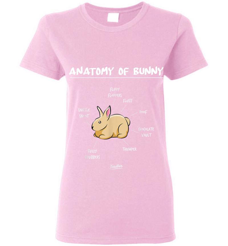 Inktee Store - Anatomy Of A Bunny Gifts For Bunny Lovers Funny Rabbit Gifts Women T-Shirt Image