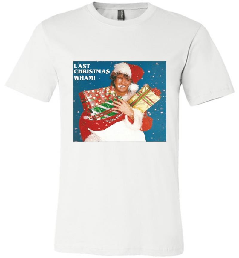 Inktee Store - Andrew Ridgeley Santa Last Christmas Wham Premium T-Shirt Image