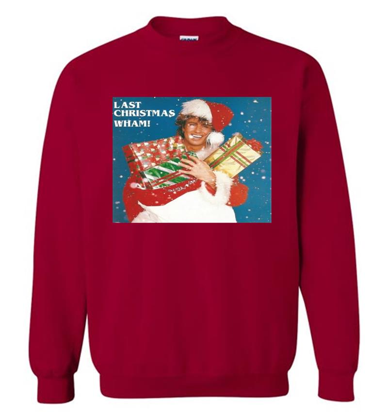 Inktee Store - Andrew Ridgeley Santa Last Christmas Wham Sweatshirt Image