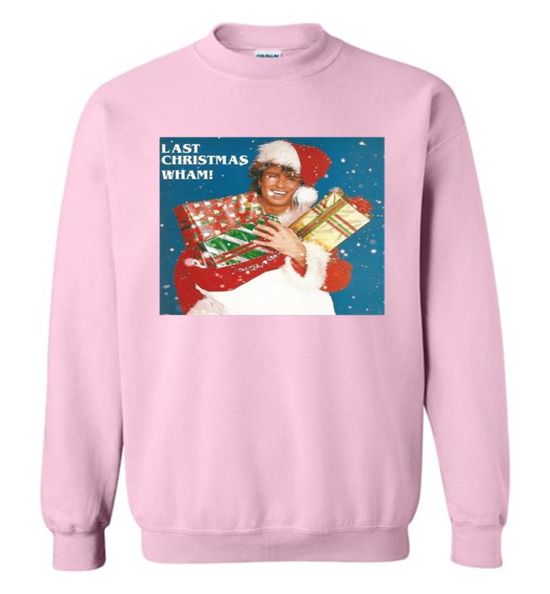 Inktee Store - Andrew Ridgeley Santa Last Christmas Wham Sweatshirt Image