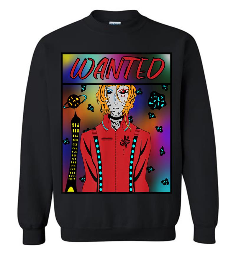 Anime Alien Wanted Poster Throughout The Galaxy Sweatshirt