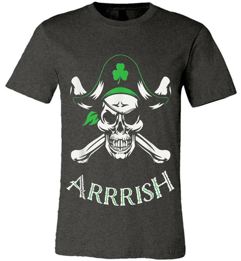 Inktee Store - Arrish Irish Pirate St Patricks Day Premium T-Shirt Image