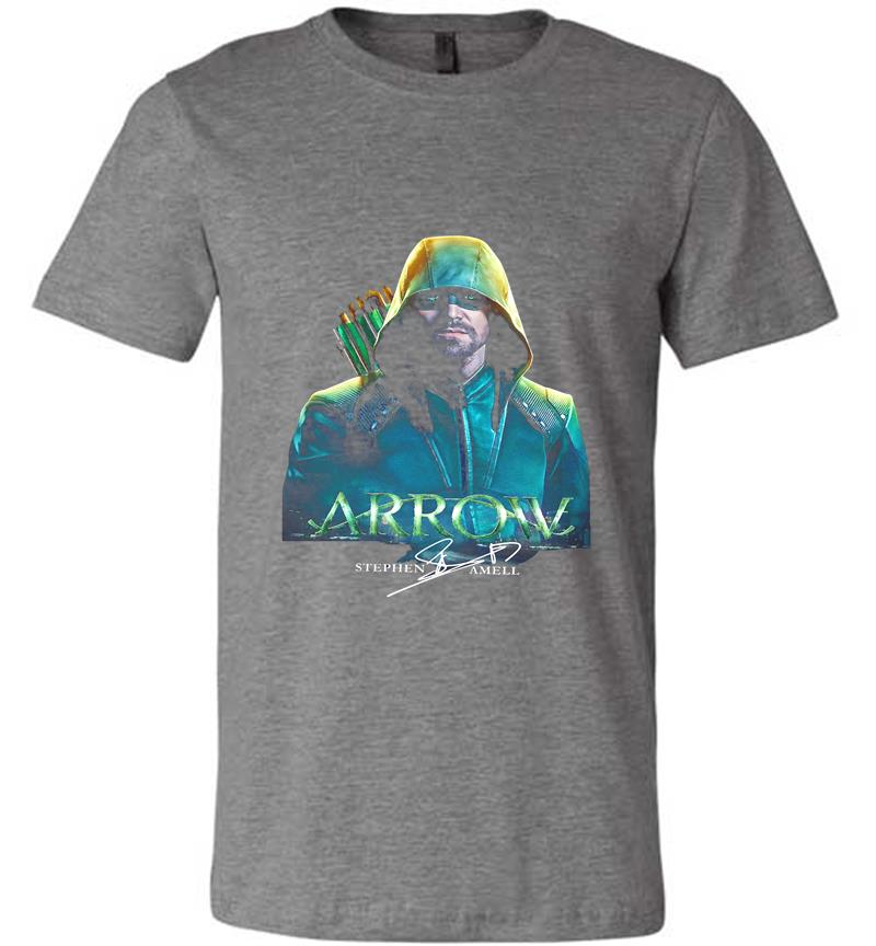 Inktee Store - Arrow Stephen Amell Signature Premium T-Shirt Image