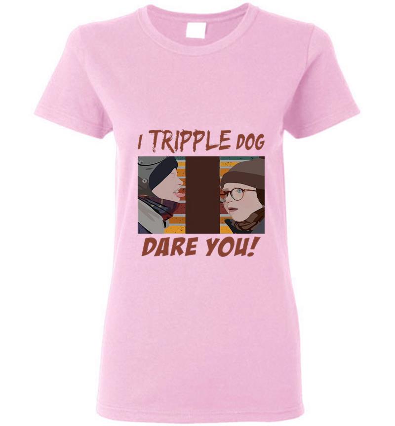 Inktee Store - Ata Boy A Christmas Story I Tripple Dog Dare You Womens T-Shirt Image