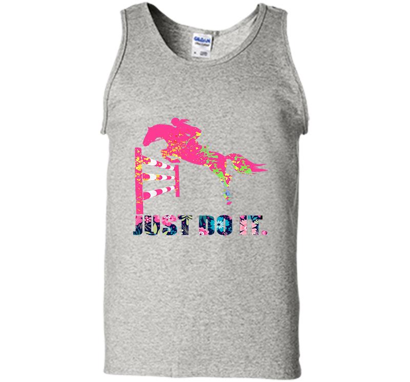 Athlete Horse Racing Just Do I Mens Tank Top