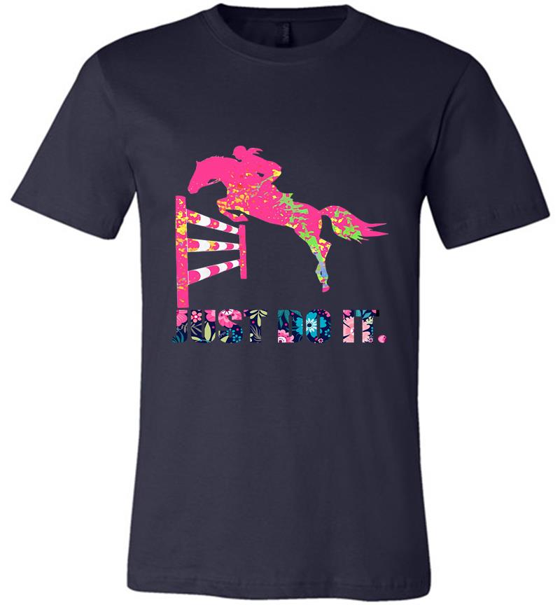Inktee Store - Athlete Horse Racing Just Do I Premium T-Shirt Image