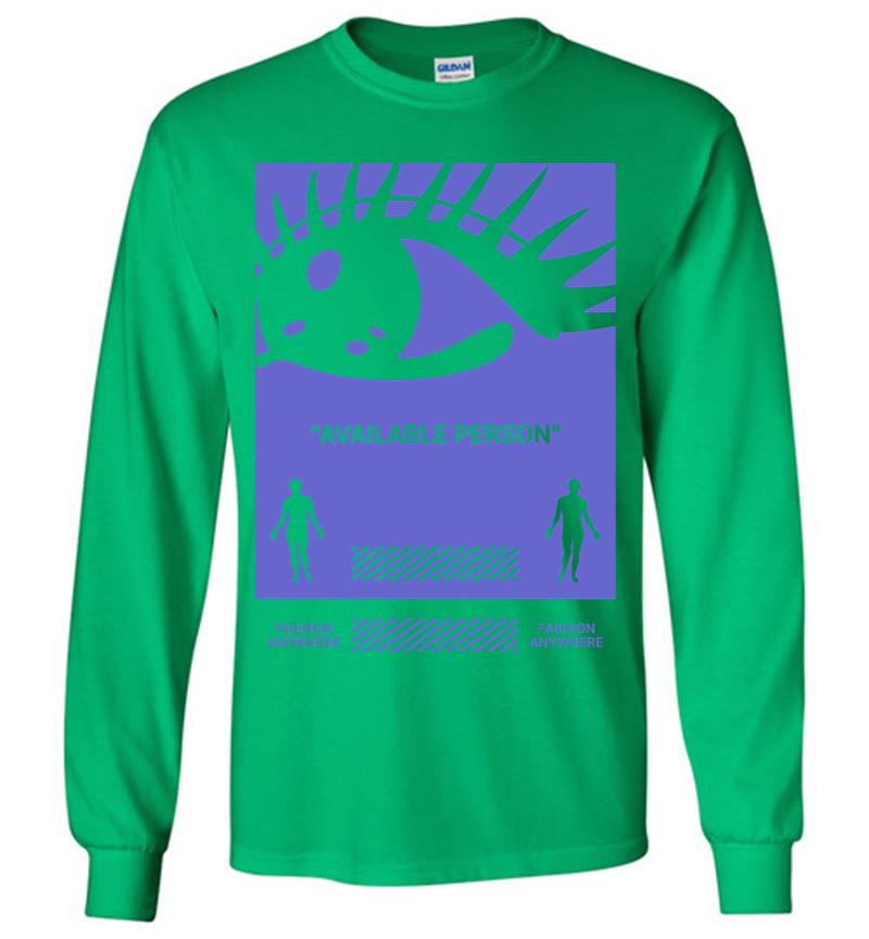 Inktee Store - Available Person Long Sleeve T-Shirt Image