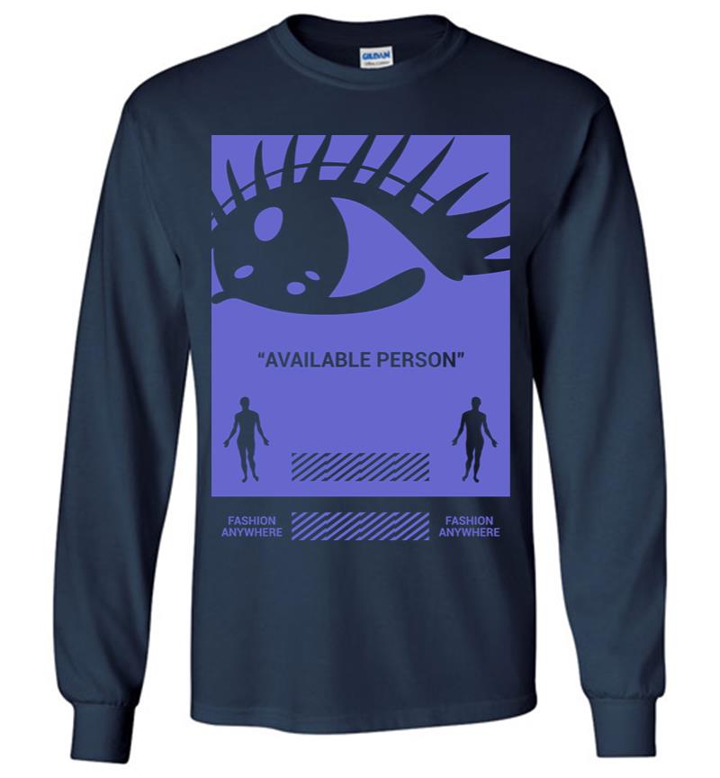 Inktee Store - Available Person Long Sleeve T-Shirt Image