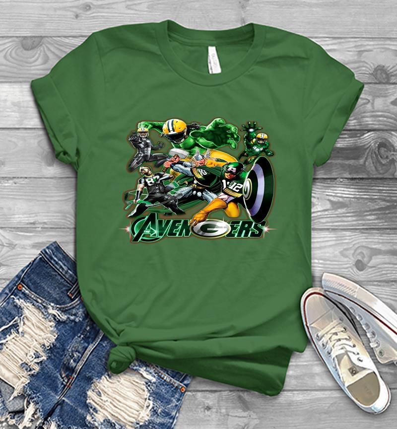 Inktee Store - Avengers Endgame Green Bay Packers Mens T-Shirt Image