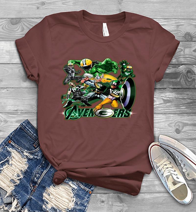 Inktee Store - Avengers Endgame Green Bay Packers Mens T-Shirt Image