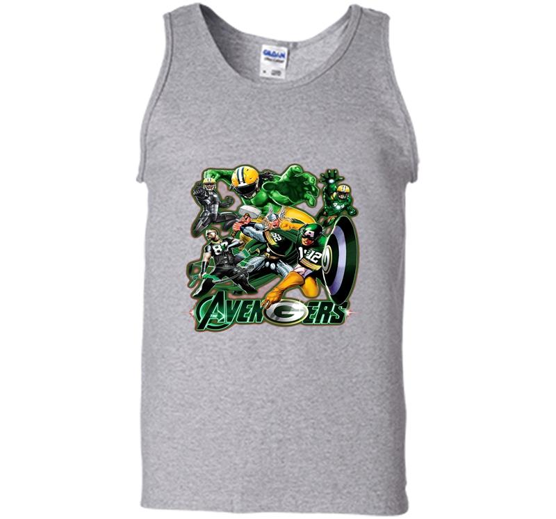 Inktee Store - Avengers Endgame Green Bay Packers Mens Tank Top Image