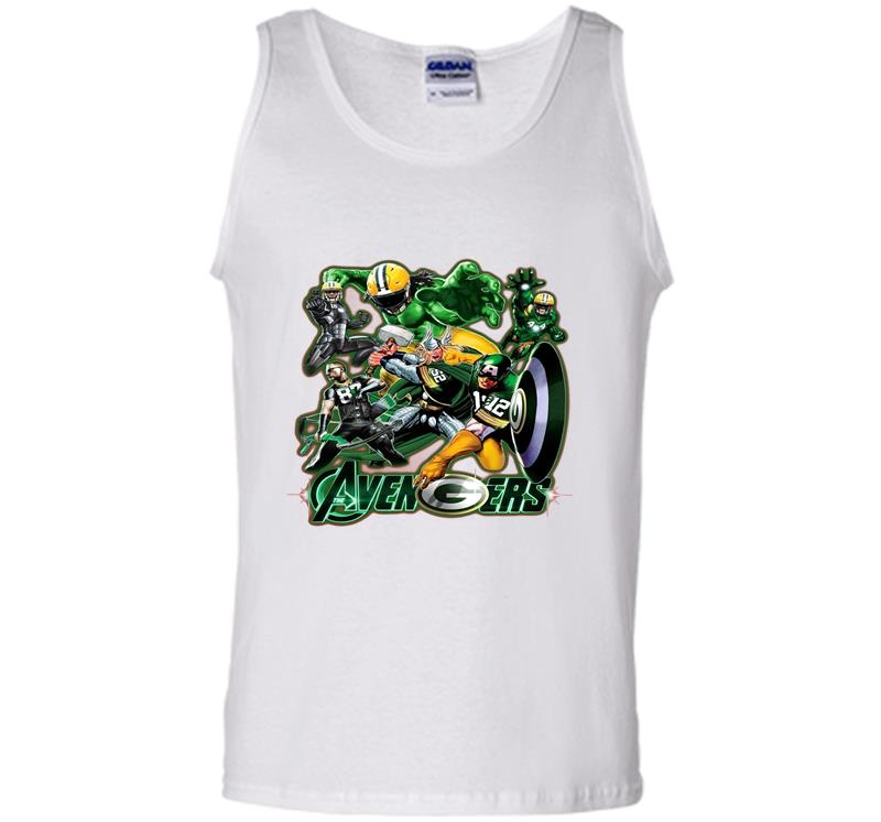 Inktee Store - Avengers Endgame Green Bay Packers Mens Tank Top Image
