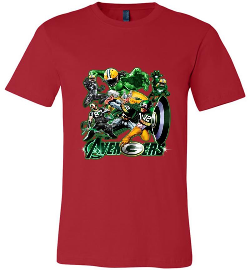 Inktee Store - Avengers Endgame Green Bay Packers Premium T-Shirt Image