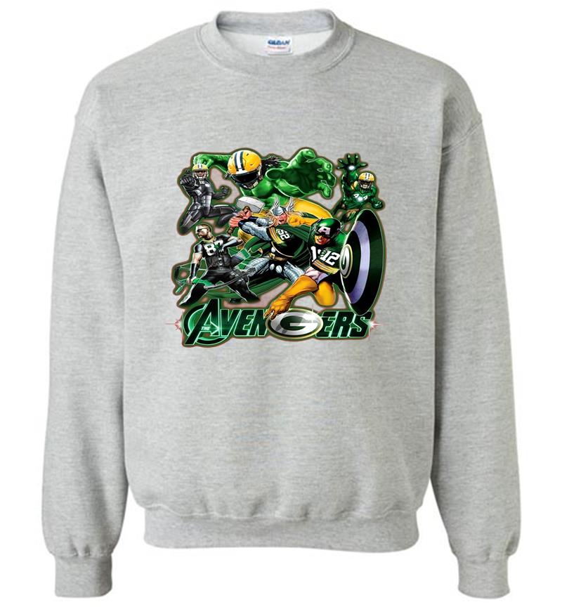 Inktee Store - Avengers Endgame Green Bay Packers Sweatshirt Image