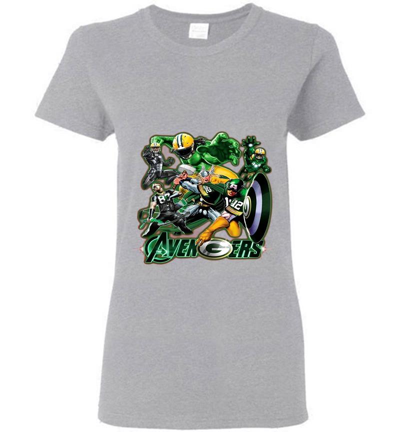 Inktee Store - Avengers Endgame Green Bay Packers Womens T-Shirt Image