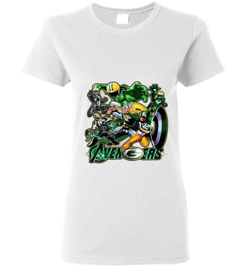 Inktee Store - Avengers Endgame Green Bay Packers Womens T-Shirt Image