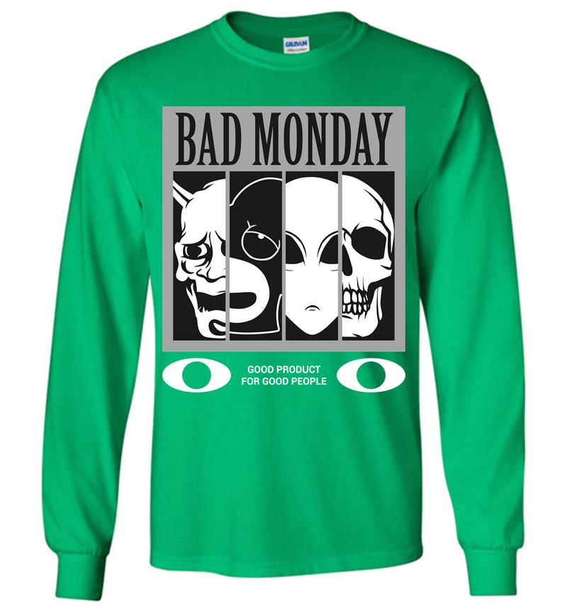 Inktee Store - Bad Monday Long Sleeve T-Shirt Image