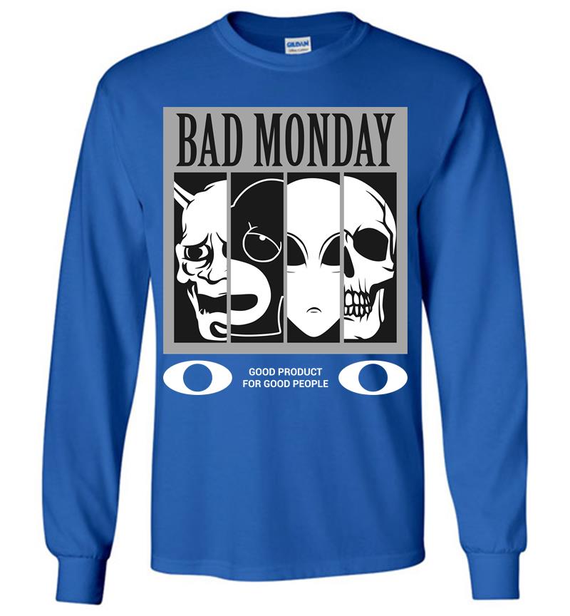 Inktee Store - Bad Monday Long Sleeve T-Shirt Image