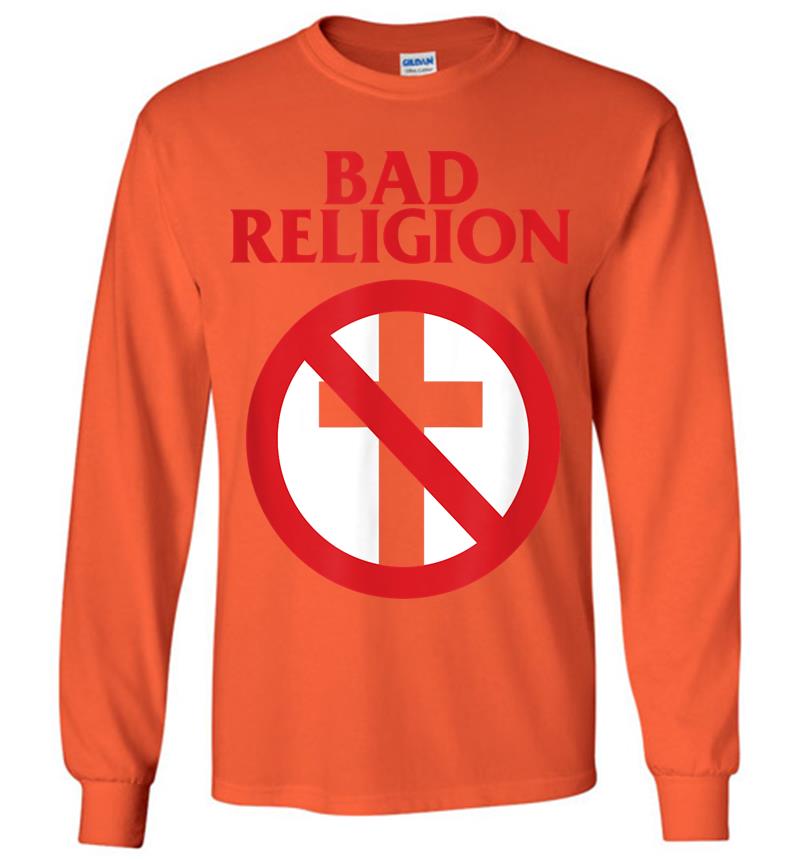 Inktee Store - Bad Religion Crossbuster Official Merch Long Sleeve T-Shirt Image
