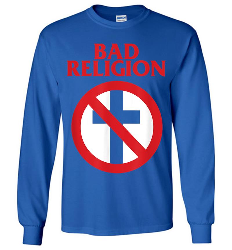 Inktee Store - Bad Religion Crossbuster Official Merch Long Sleeve T-Shirt Image