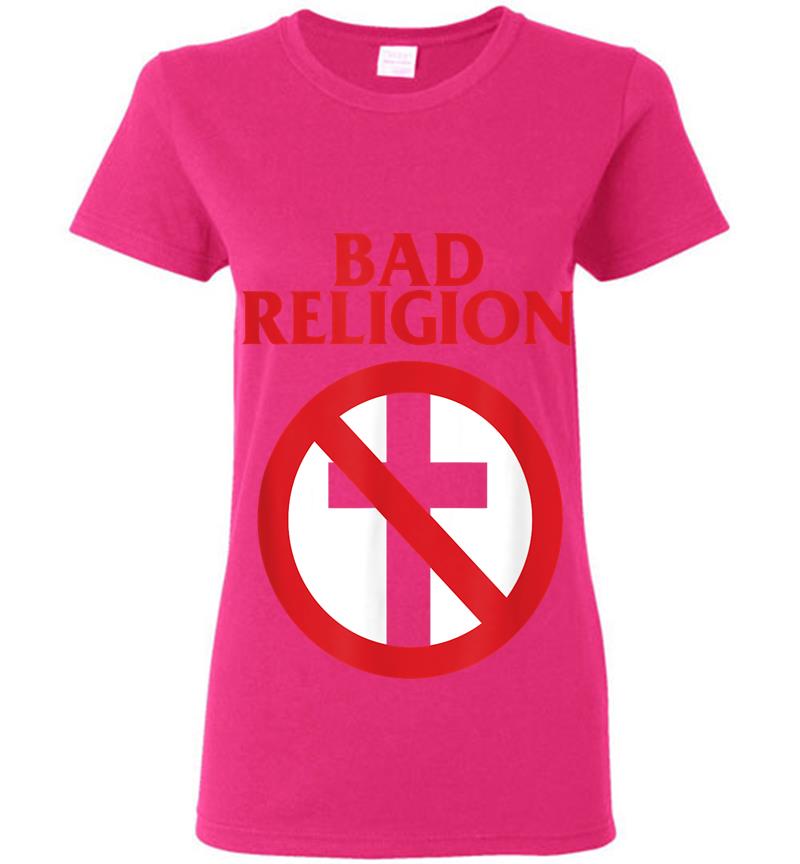 Inktee Store - Bad Religion Crossbuster Official Merch Womens T-Shirt Image