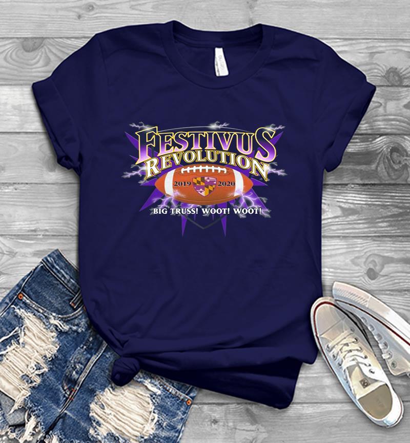 Inktee Store - Baltimore Ravens Festivus Revolution 2019-2020 Mens T-Shirt Image