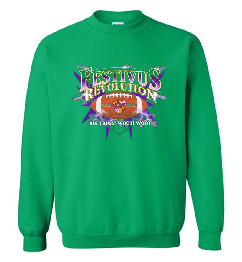 Inktee Store - Baltimore Ravens Festivus Revolution 2019-2020 Sweatshirt Image