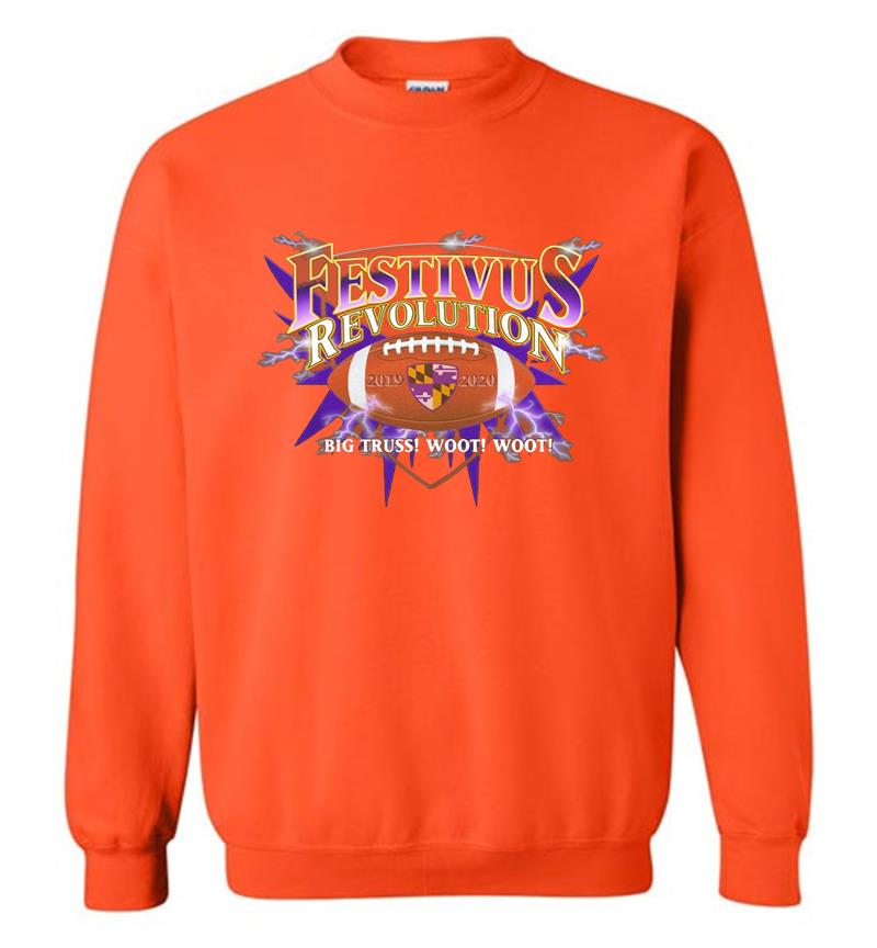 Inktee Store - Baltimore Ravens Festivus Revolution 2019-2020 Sweatshirt Image