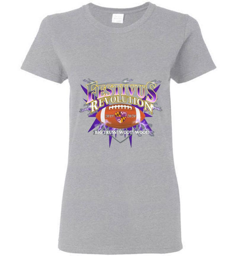 Inktee Store - Baltimore Ravens Festivus Revolution 2019-2020 Womens T-Shirt Image
